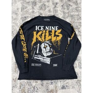 The Trinity Of Terror Tour Part 3 2022 Shirt Men's Ice Nine Kills Size Long